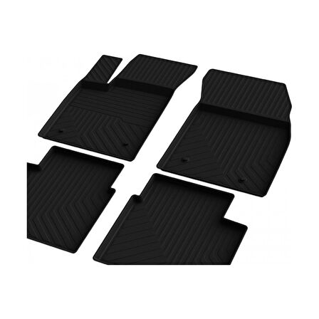 Ford Focus 4 Sedan 2019 ve Üstü 4d Havuzlu Kauçuk Paspas Bmy