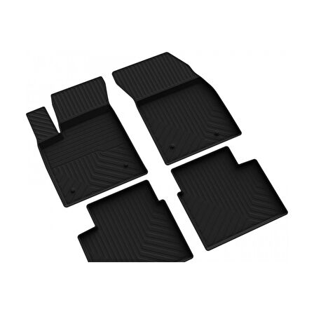 Ford Focus 4 Sedan 2019 ve Üstü 4d Havuzlu Kauçuk Paspas Bmy