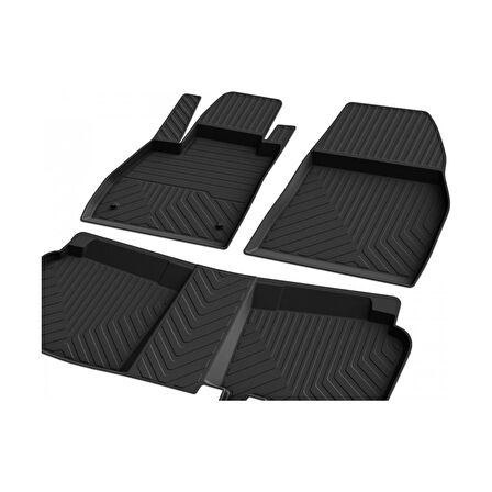 Mercedes Citan 1 W415 2012-2021 4d Havuzlu Kauçuk Paspas Bmy