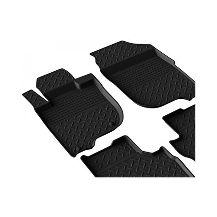 Mitsubishi L200 5 2015-2020 4d Havuzlu Kauçuk Paspas Bmy