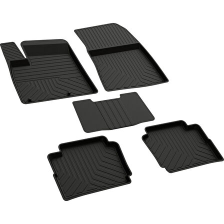 Nissan Qashqai 3 E-Power (Elektrikli) 2021 ve Üstü 4d Havuzlu Kauçuk Paspas Bmy