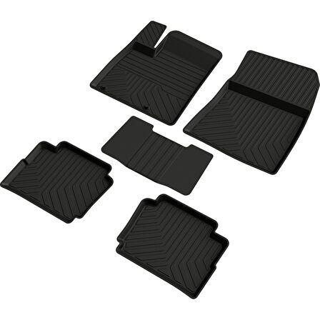 Nissan Qashqai 3 E-Power (Elektrikli) 2021 ve Üstü 4d Havuzlu Kauçuk Paspas Bmy