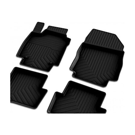 Renault Clio 4 Hb 2012-2019 4d Havuzlu Kauçuk Paspas Bmy