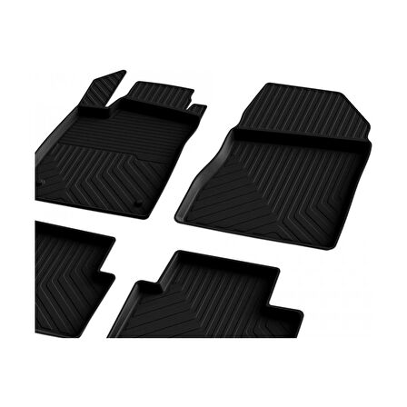 Renault Clio 5 2019 ve Üstü 4d Havuzlu Kauçuk Paspas Bmy