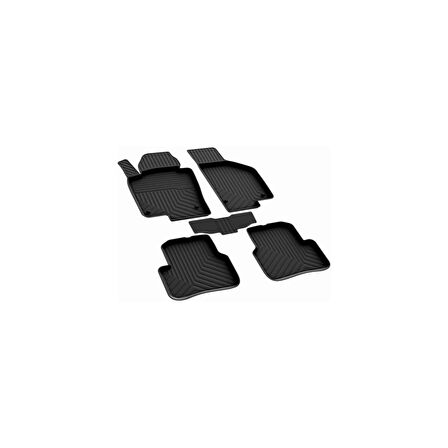 Skoda Fabia 2 2007-2014 4d Havuzlu Kauçuk Paspas Bmy