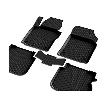 Volkswagen Caddy 3-4 2004-2018 4d Havuzlu Kauçuk Paspas Bmy