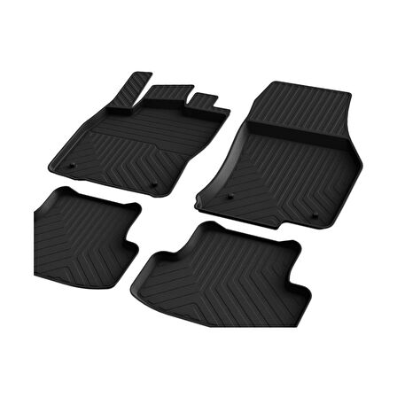 Volkswagen T-Cross 2019 ve Üstü 4d Havuzlu Kauçuk Paspas Bmy