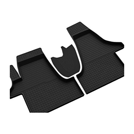 Volkswagen Transporter T6 2015-2019 4d Havuzlu Kauçuk Paspas Bmy