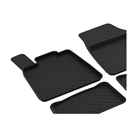 Porsche Taycan 2020 ve Üstü 4d Havuzlu Kauçuk Paspas Bmy