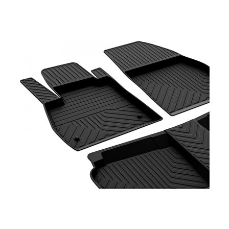 Renault Kangoo 2008 ve Üstü 4d Havuzlu Kauçuk Paspas Bmy