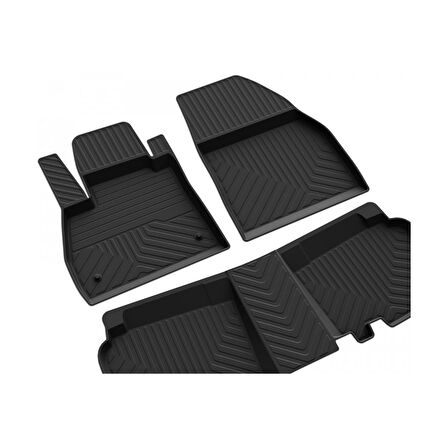 Renault Kangoo 2008 ve Üstü 4d Havuzlu Kauçuk Paspas Bmy