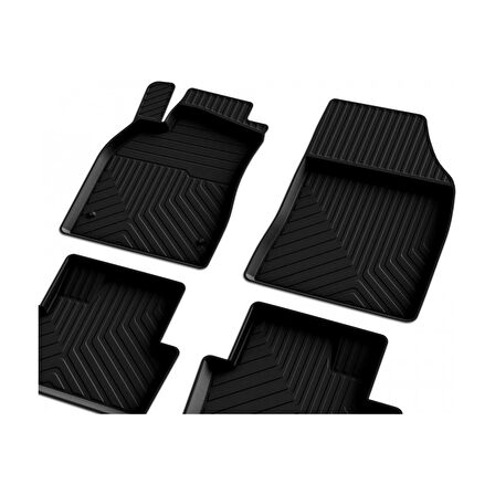 Renault Megane 3 2008 2015 4d Havuzlu Kauçuk Paspas Bmy