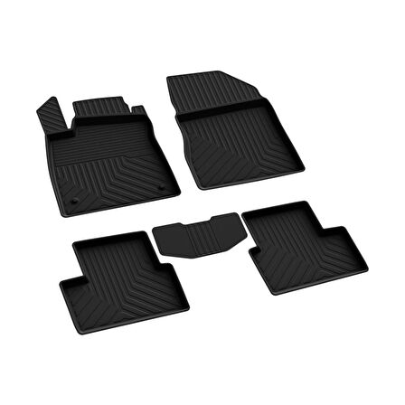 Renault Modus 2004-2008 4d Havuzlu Kauçuk Paspas Bmy