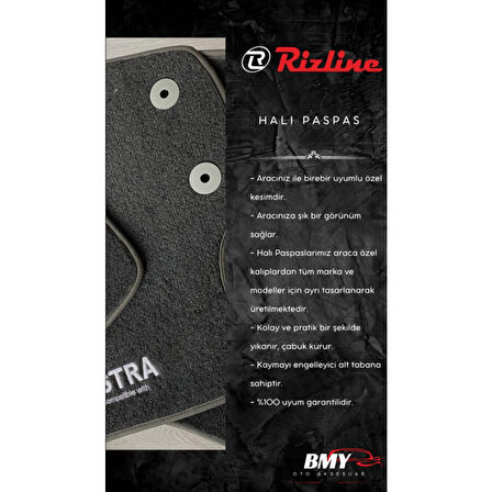 Ford Focus 3 2011-2014 Siyah Oto Halı Paspas Bmy