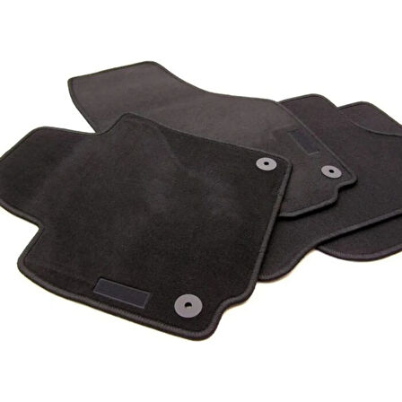 Seat Leon Mk2 2005-2012 Siyah Oto Halı Paspas Bmy