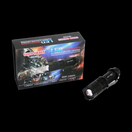 Zoomlu Şarjlı El Feneri 3000 Lumen Metal Kasa 12.5 cm