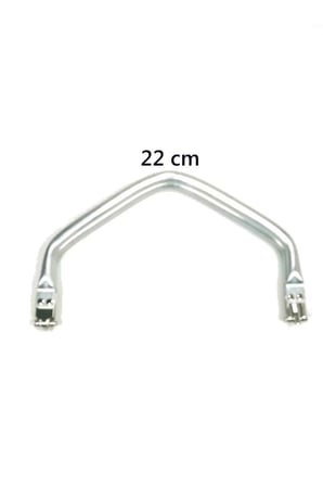 Gizli Metal Çanta Bursu – 22 cm - Metal Çanta Aparatı Çanta Aksesuarı