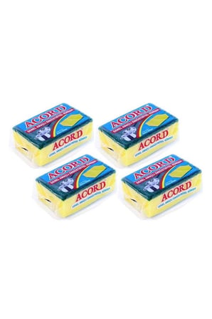4 adet Boy Endüstriyel Çok Amaçlı Bulaşık Süngeri 13x8x4 cm