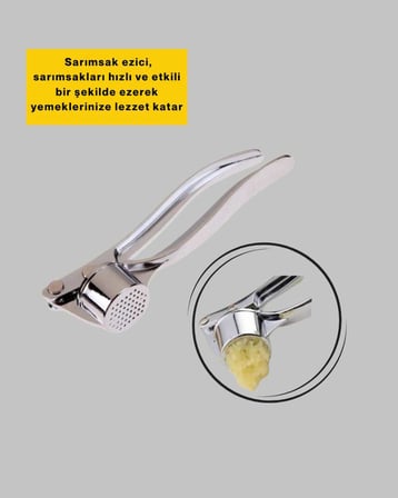 Metal Sarımsak Ezici