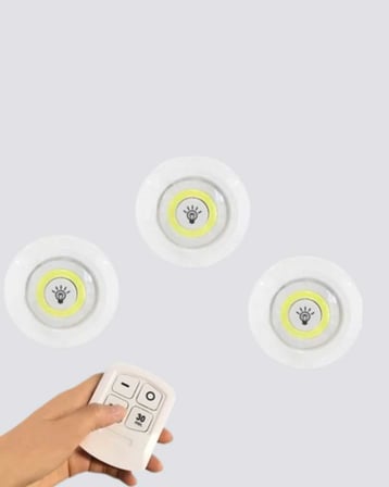 Dekoratif Ve Pratik 3’lü Kumandalı Spot Led Aydınlatma