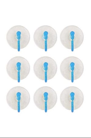 9'Lu Eko Vantuz Askı Şeffaf 2,5 Cm Royaleks-SF-855