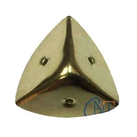 Dekoratif, Kutu, Sandık Köşesi - 45x28 Mm, Büyük, Sarı, 100 Adet