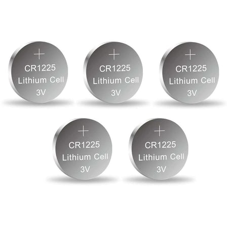 Yuma Cr1225 Süper Lityum 3v 5’li Kart Düğme Pil