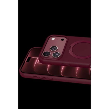 Newface İphone 18 Pro Max Regal Magsafe Standlı Kapak - Bordo