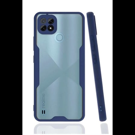 Realme C21 Kılıf Platin Silikon - Lacivert