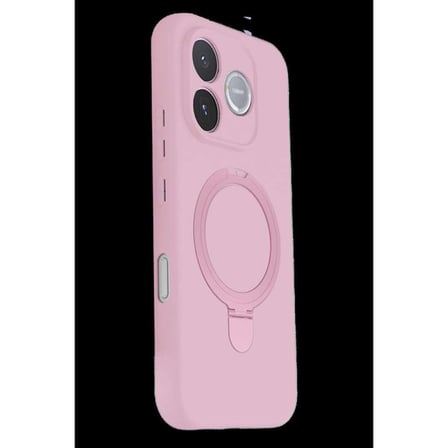 Huawei Honor 600 Lite Regal Magsafe Standlı Kapak - Açık Pembe