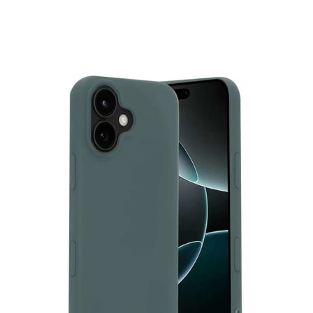 İphone 17 Nano İçi Kadife Silikon - Koyu Yeşil