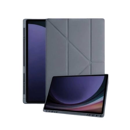 Samsung Galaxy Tab A11 Kalemlikli Mars Tablet Kılıfı - Koyu Gri