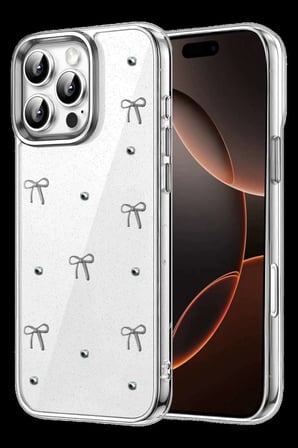 iPhone 16 Pro Max Fiyonk Desenli Kapak - Desen 5