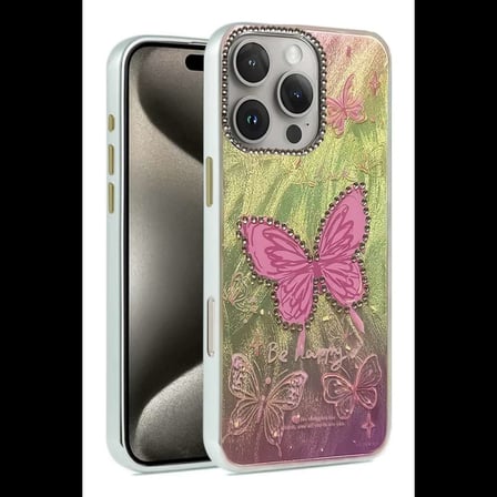 iPhone 16 Pro Kılıf Blade Aynalı Desenli Kapak - Desen 5