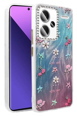 Redmi Note 13 Pro Plus Kılıf Blade Aynalı Desenli Kapak - Desen 4