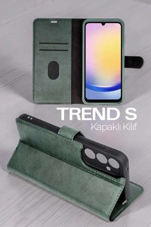 Galaxy A37 5G Trend S Plus Kapaklı Kılıf - Taba