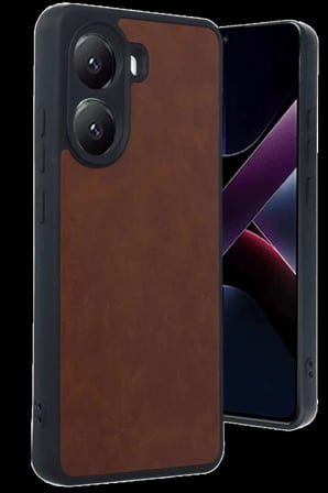 Poco X7 Pro Kılıf Aras Deri Kapak - Taba