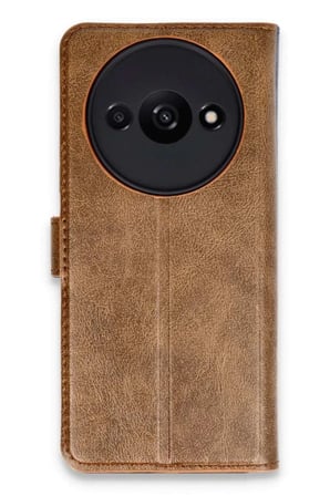 Redmi A3 4G Kılıf Trend S Plus Kapaklı Kılıf - Taba
