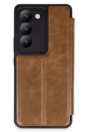 V30 Lite 4G Kılıf Flip Cover - Taba