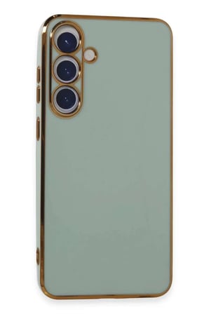 Galaxy S24 Kılıf Volet Silikon - Açık Yeşil