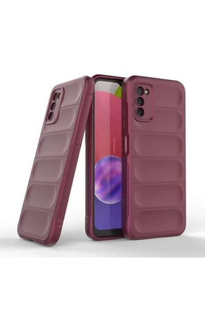 Galaxy A03S Kılıf Optimum Silikon - Bordo