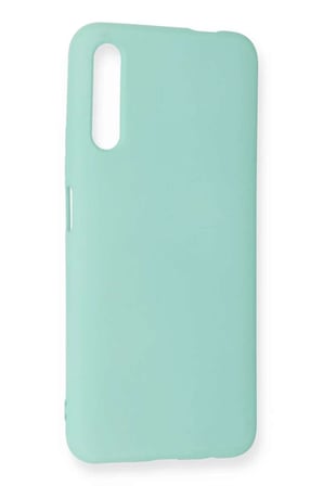 P Smart Pro / Y9S Kılıf Nano içi Kadife Silikon - Turkuaz