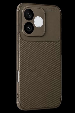 600 Lite Auto Focus Karbon Kapak - Kahverengi