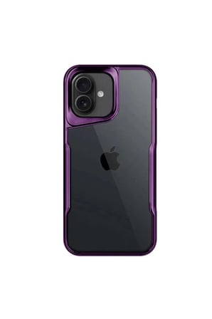 iPhone 16 Kılıf Boyi Silikon Kapak - Derin Mor