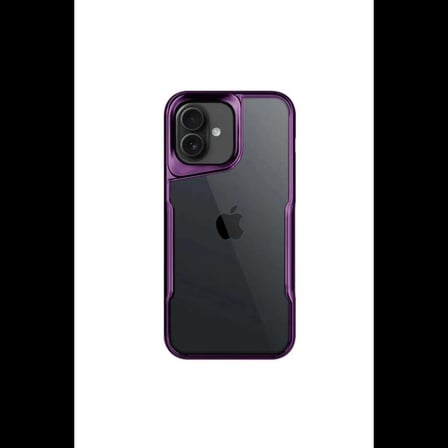 iPhone 16 Kılıf Boyi Silikon Kapak - Derin Mor