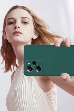 Poco X5 Pro 5G Nano içi Kadife Silikon - Pudra