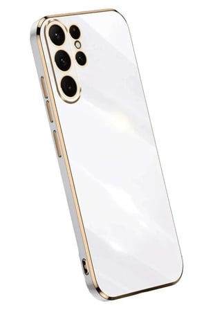 Galaxy S25 Ultra Kılıf Volet Silikon - Beyaz