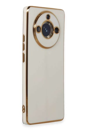 Realme 11 Pro Kılıf Volet Silikon - Beyaz