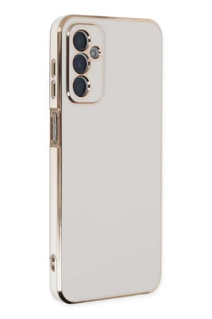 Galaxy M23 Kılıf Volet Silikon - Beyaz
