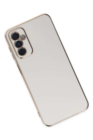Galaxy M23 Kılıf Volet Silikon - Beyaz